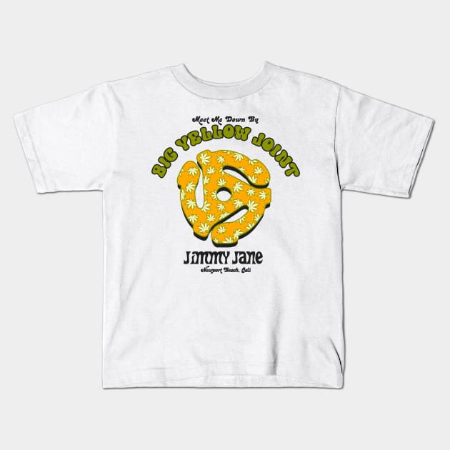 Big Yellow Joint Kids T-Shirt by darklordpug